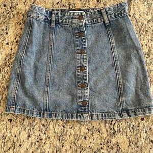 Forever 21 Jean button skirt
